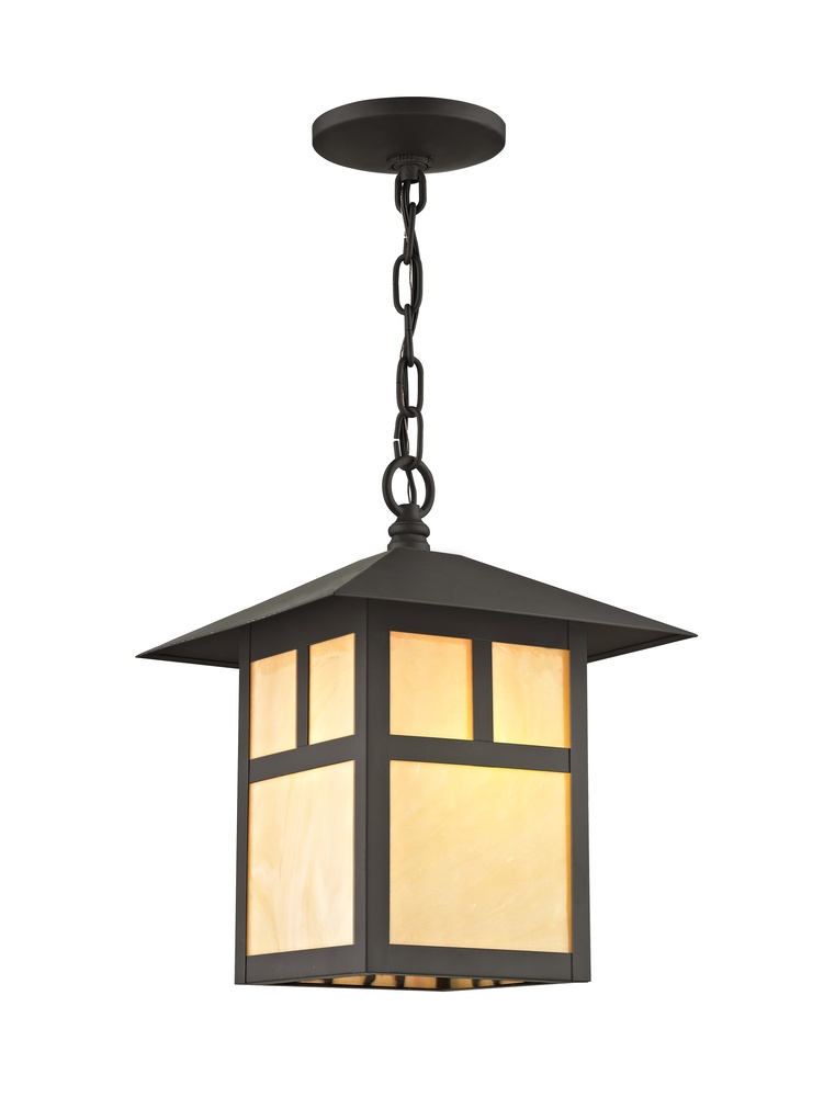 1 Light Bronze Outdoor Chain Lantern