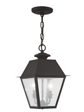 Livex Lighting 2167-07 - 2 Light Bronze Outdoor Chain Lantern