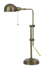 CAL Lighting BO-2441DK-AB - 60W Corby Pharmacy Desk Lamp With Pull Chain Switch