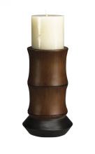 CAL Lighting BO-882SC - Bamboo Resin Candle Holder