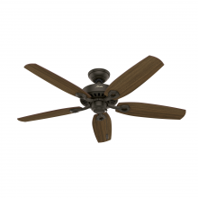 Hunter 53242 - Hunter 52 inch Builder New Bronze Ceiling Fan and Pull Chain