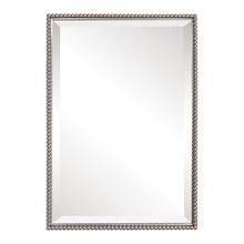 Uttermost 01113 - Uttermost Sherise Brushed Nickel Mirror